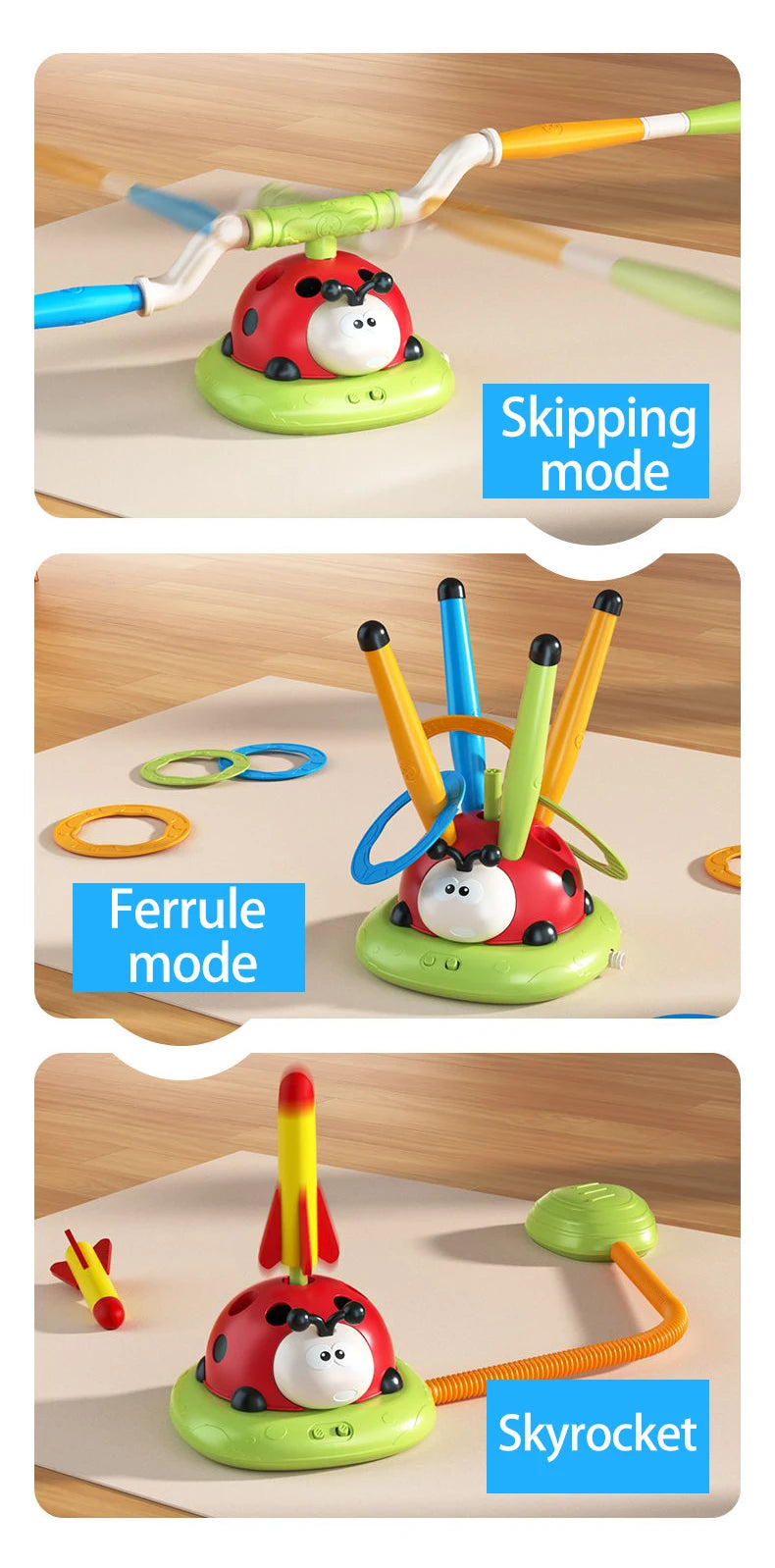 5-in-1 Ladybug Sports Game – Outdoor Activity Set for Kids