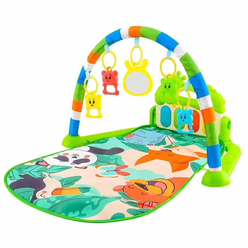 MelodyMagic Baby Gym with Musical Piano & Crawling Mat