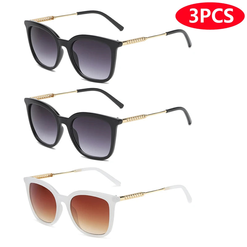 The Meridian – Vintage Square Sunglasses with Alloy Frame