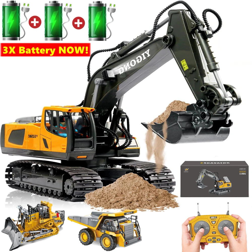 4WD RC Construction Vehicle – Remote Control Construction Toy
