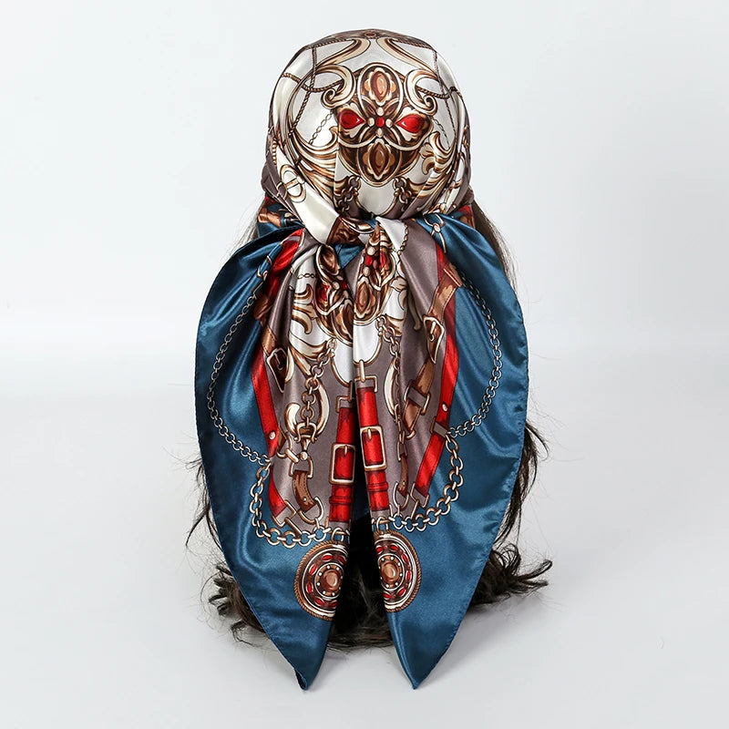Aura Luxe – The Luxury Print Silk Scarf