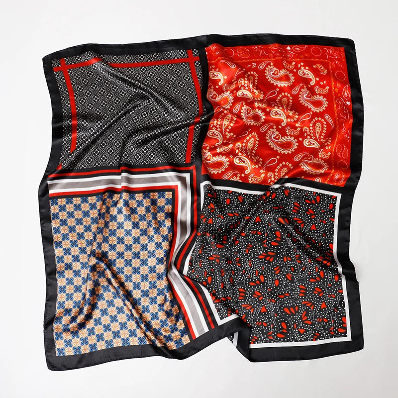 Aura Luxe – The Luxury Print Silk Scarf