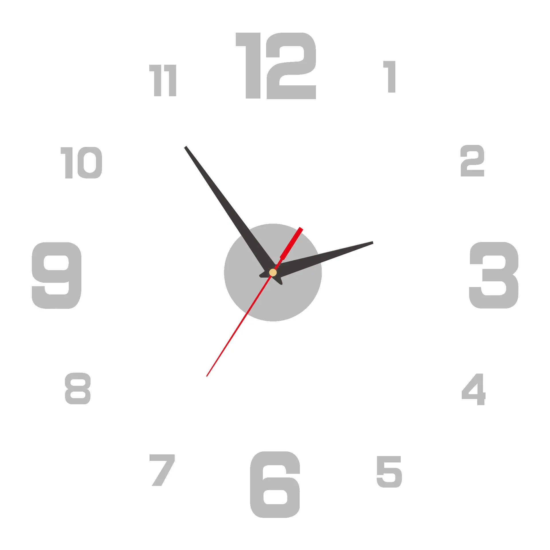 TimeFlow Frameless 3D Wall Clock