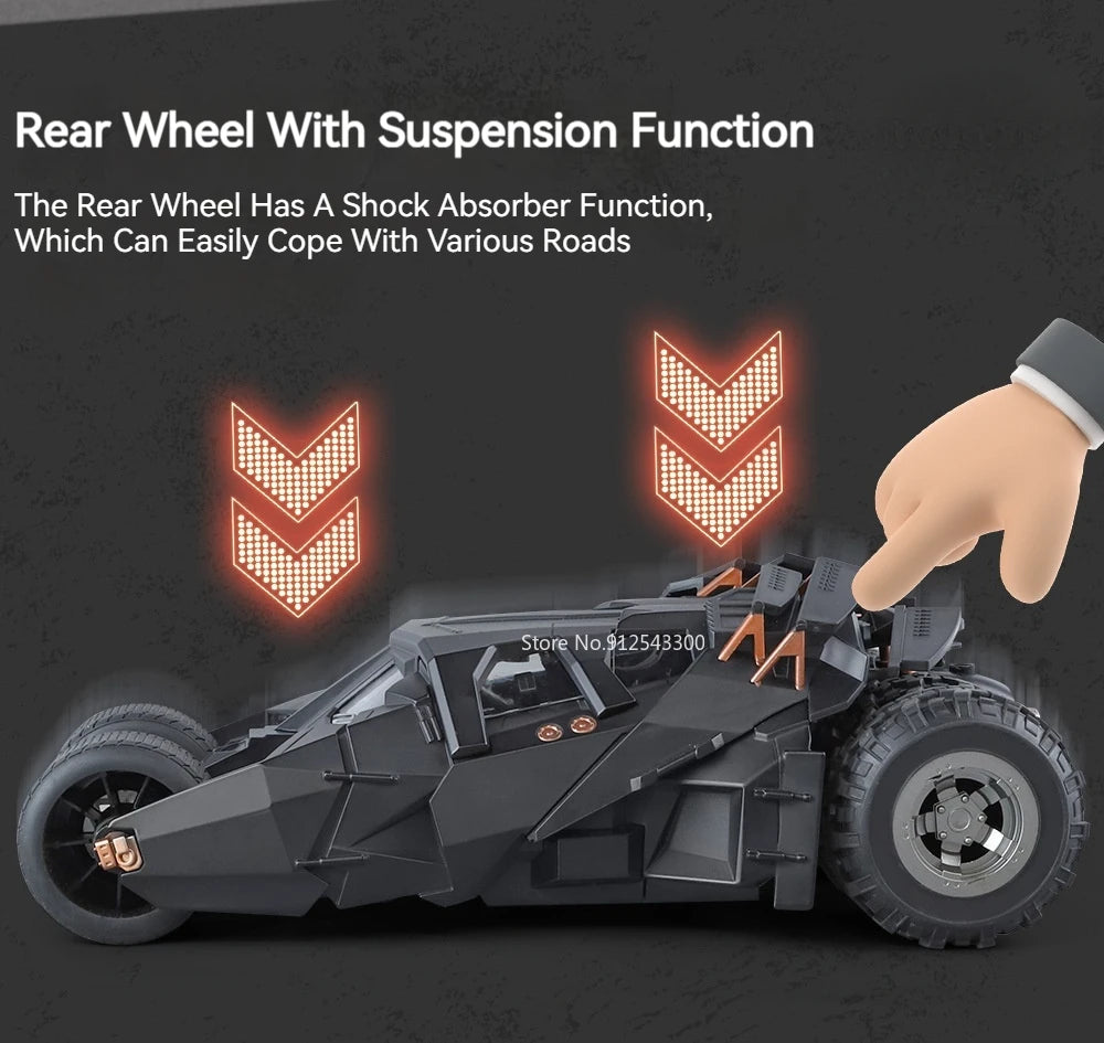 1:18 Dark Knight Batmobile – Premium Diecast Model with Lights & Sound