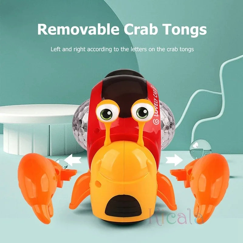 Crawling Crab Baby Toy – Light-Up Music & Dancing Fun
