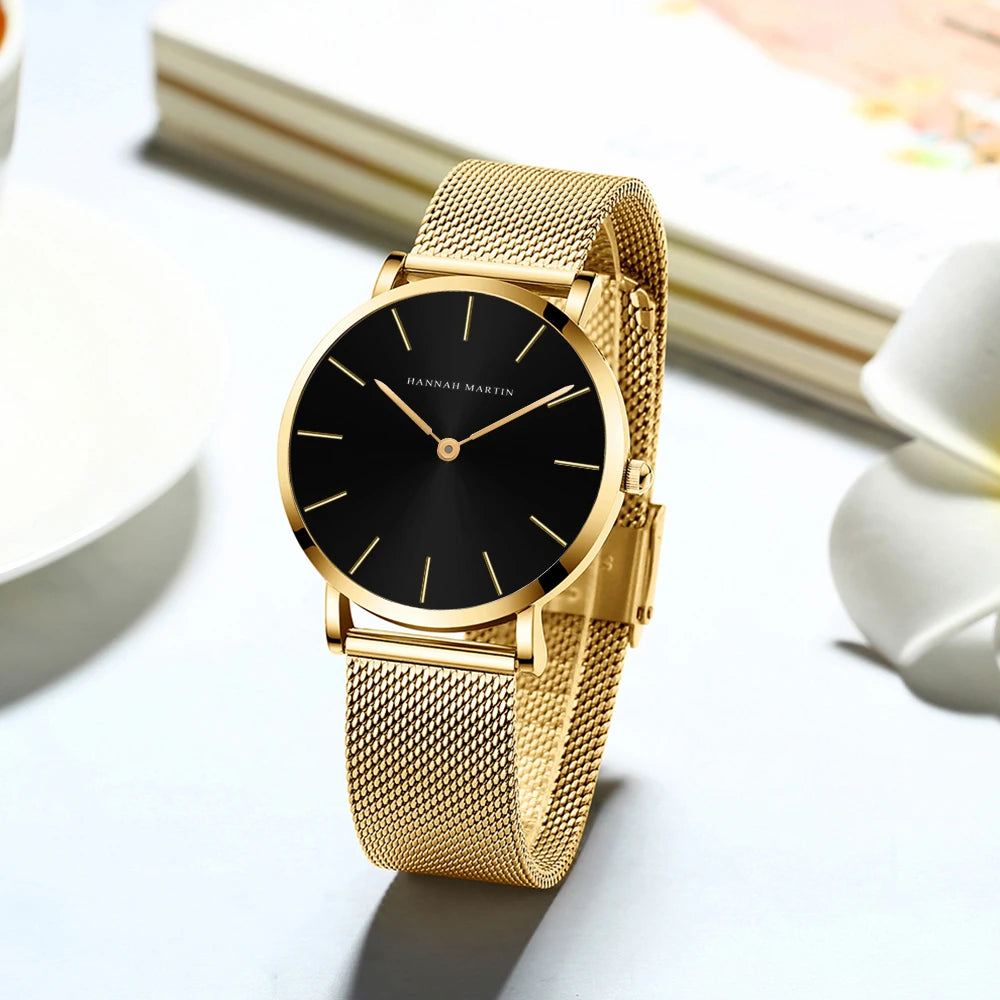 Kaito Elegance – Stainless Steel Mesh Women's Watch