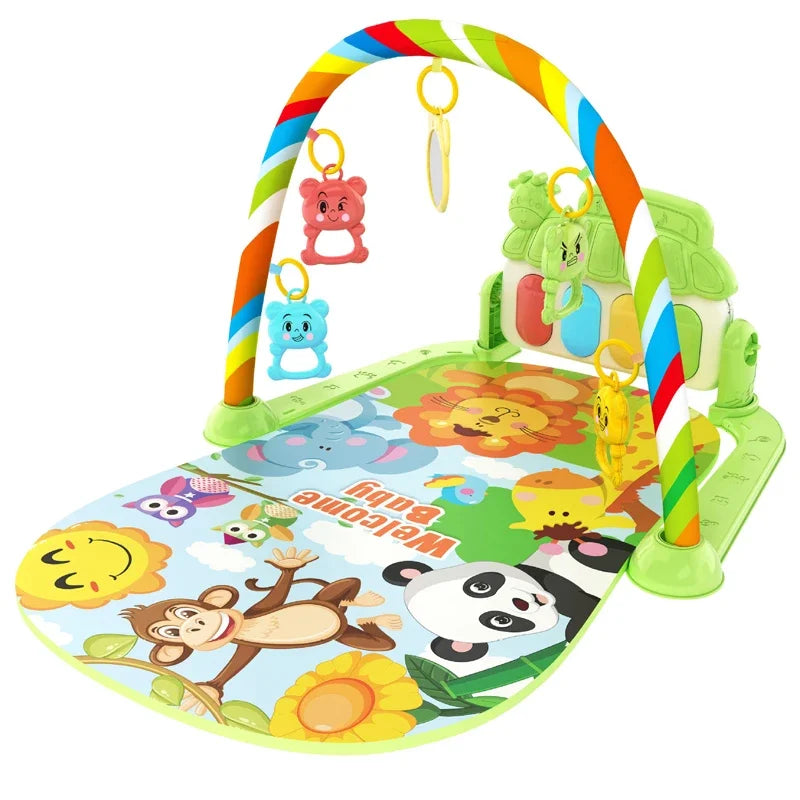 MelodyMagic Baby Gym with Musical Piano & Crawling Mat