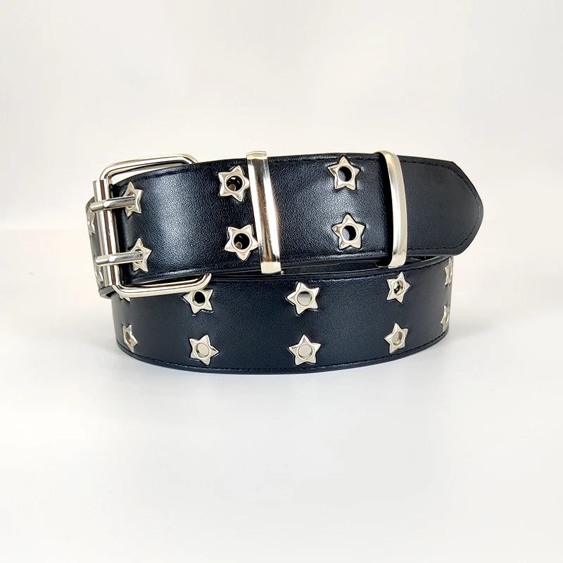 Aura Punk – The Y2K Double-Hole Belt for Men & Women
