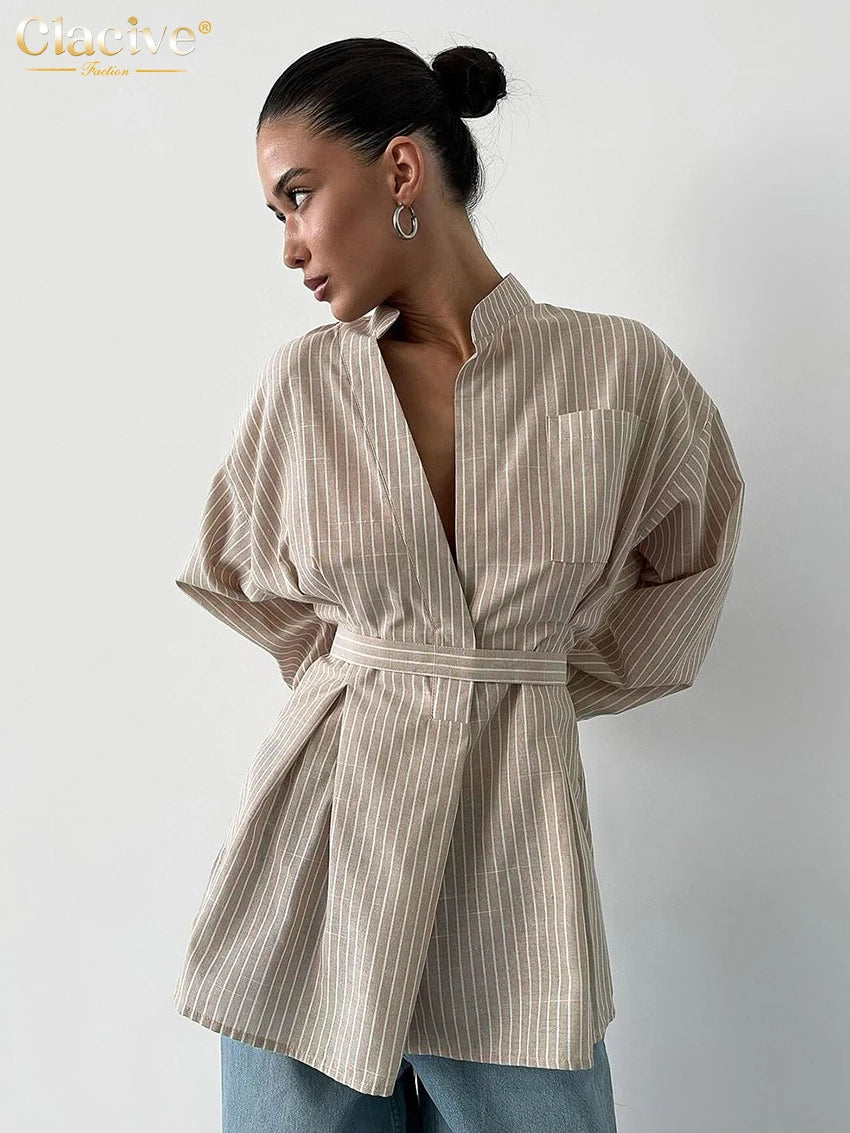 Luminia Comfort – The All-Season Striped Shirt