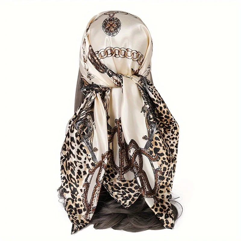 Aura Luxe – The Luxury Print Silk Scarf