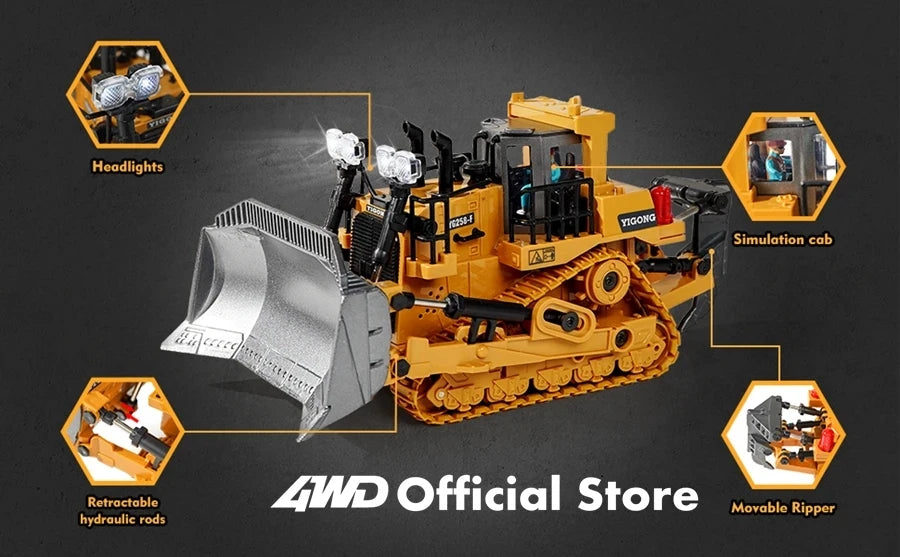 4WD RC Construction Vehicle – Remote Control Construction Toy