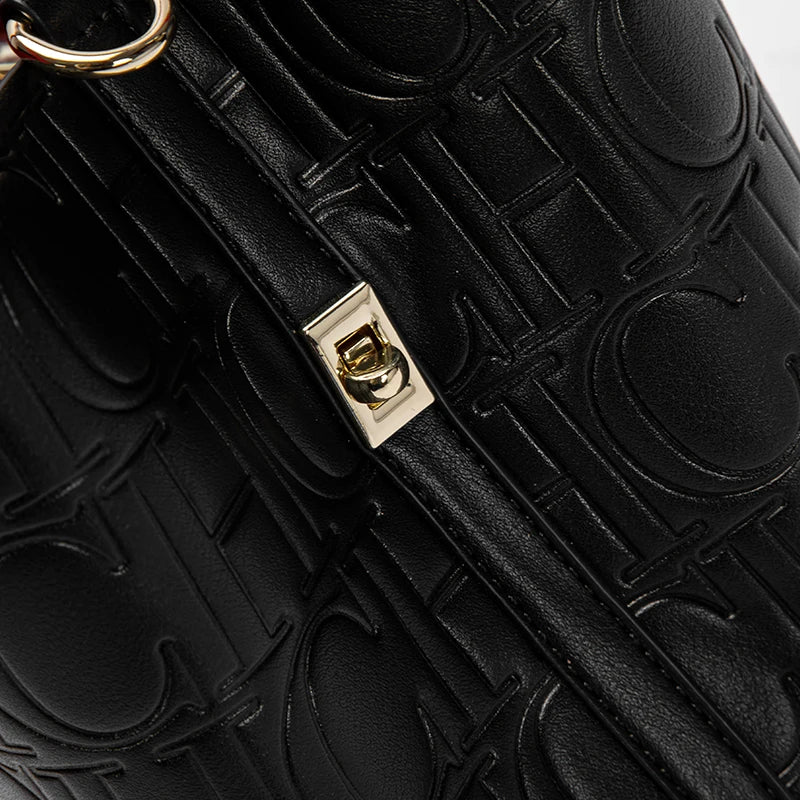 UrbanLuxe Carry – Embossed Steel Tote for Women