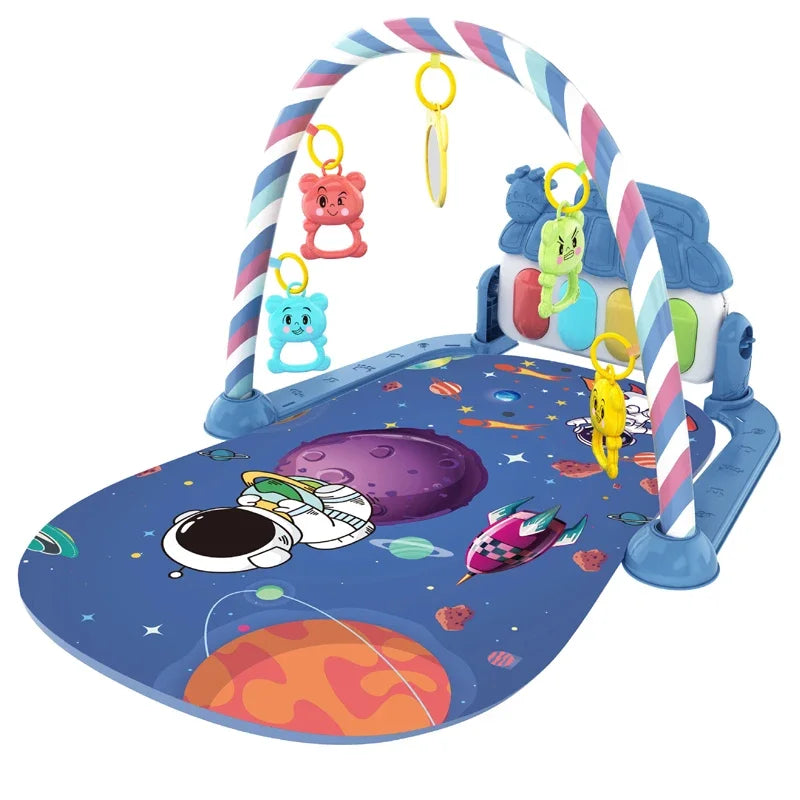 MelodyMagic Baby Gym with Musical Piano & Crawling Mat