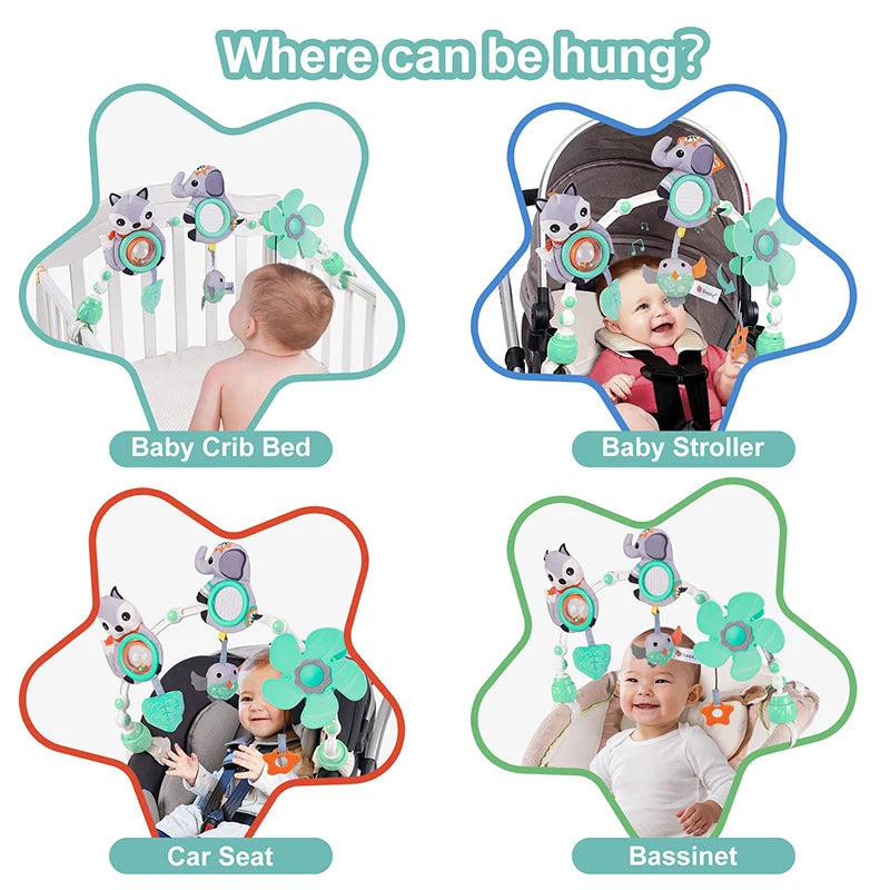 SnuggleArch™ Sensory Stroller Toy