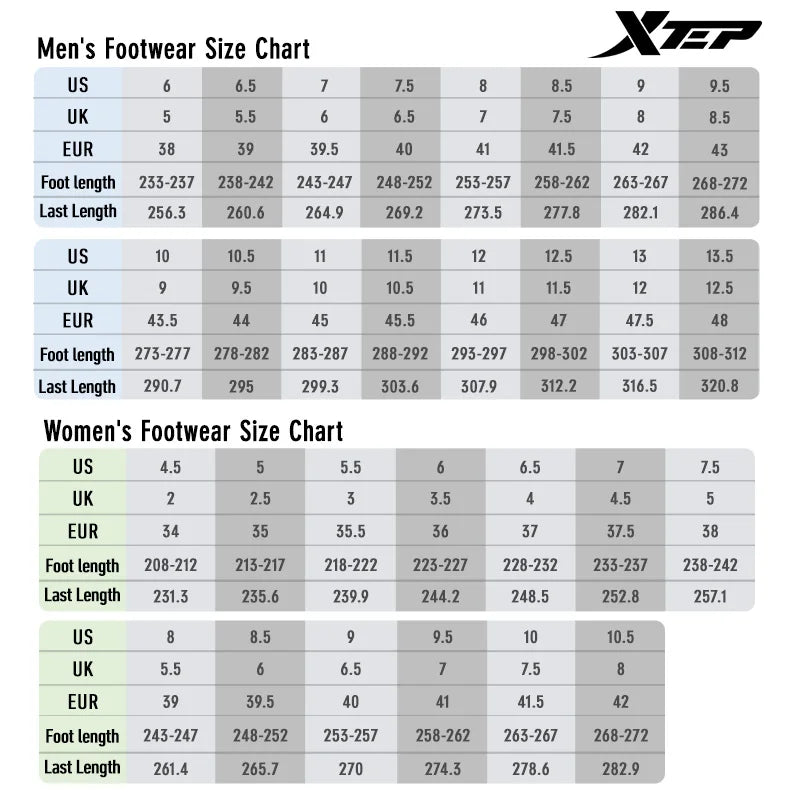 Xtep Star Cloud – Lightweight Shock-Absorption Running Shoes