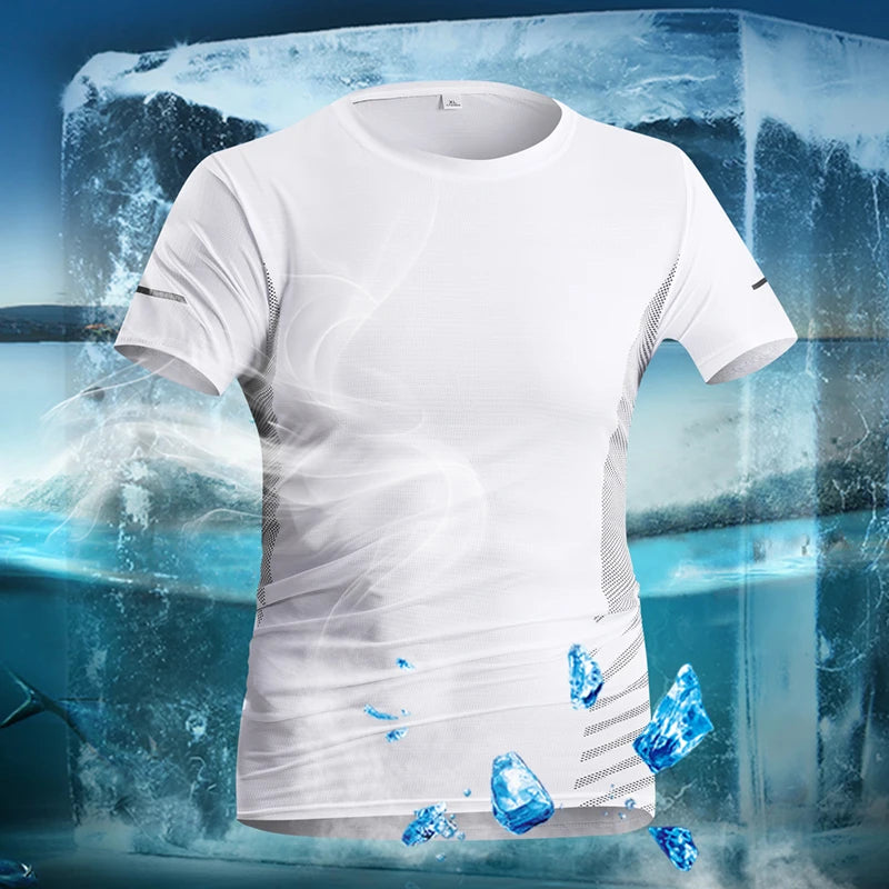 Velocity Tee – The Ice Silk Thin Running T-shirt