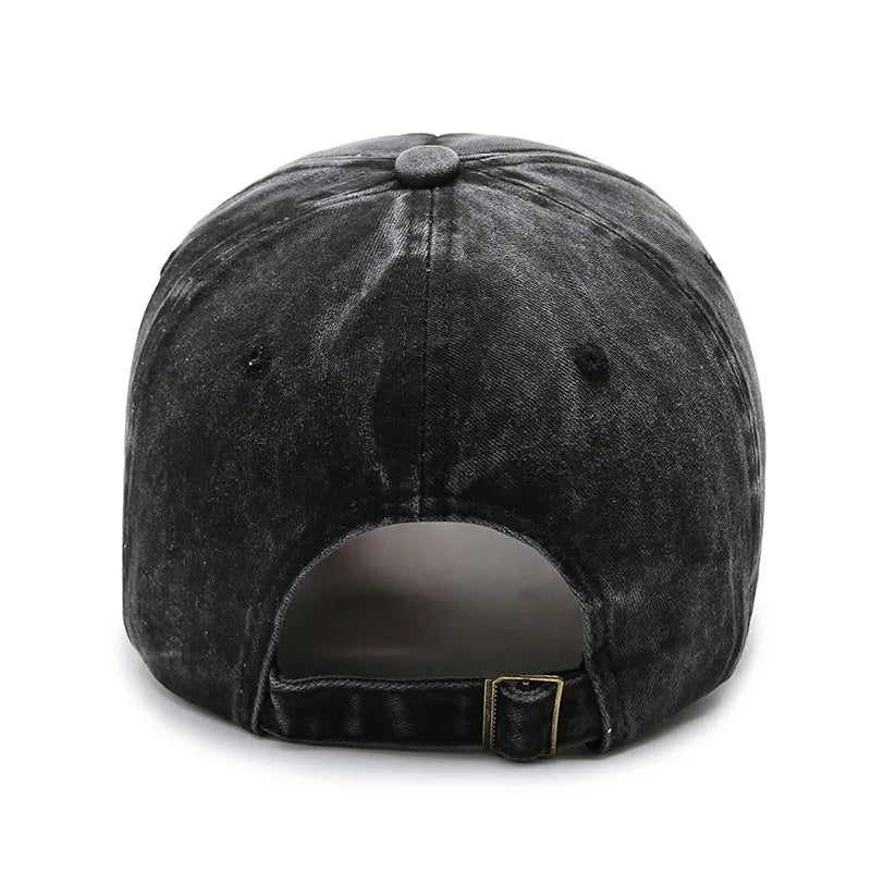 VintageWashed Denim Cap