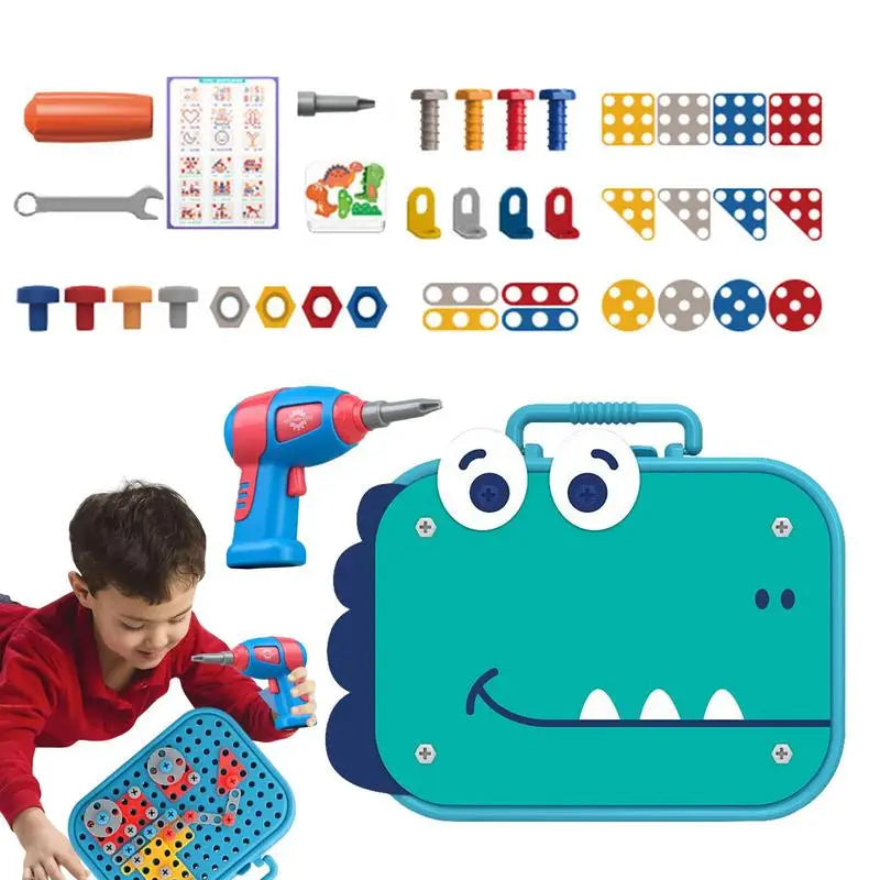 3D Puzzle Drill Tool Kit for Kids (211–351pcs)