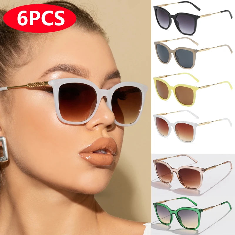 The Meridian – Vintage Square Sunglasses with Alloy Frame