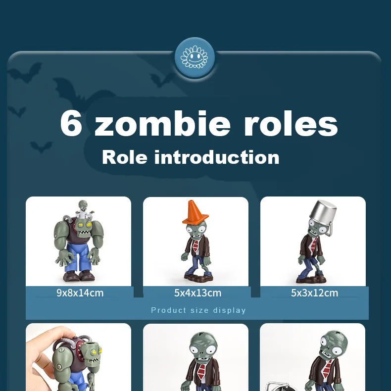 Plants vs Zombies 2 Full Action Figure Gift Set