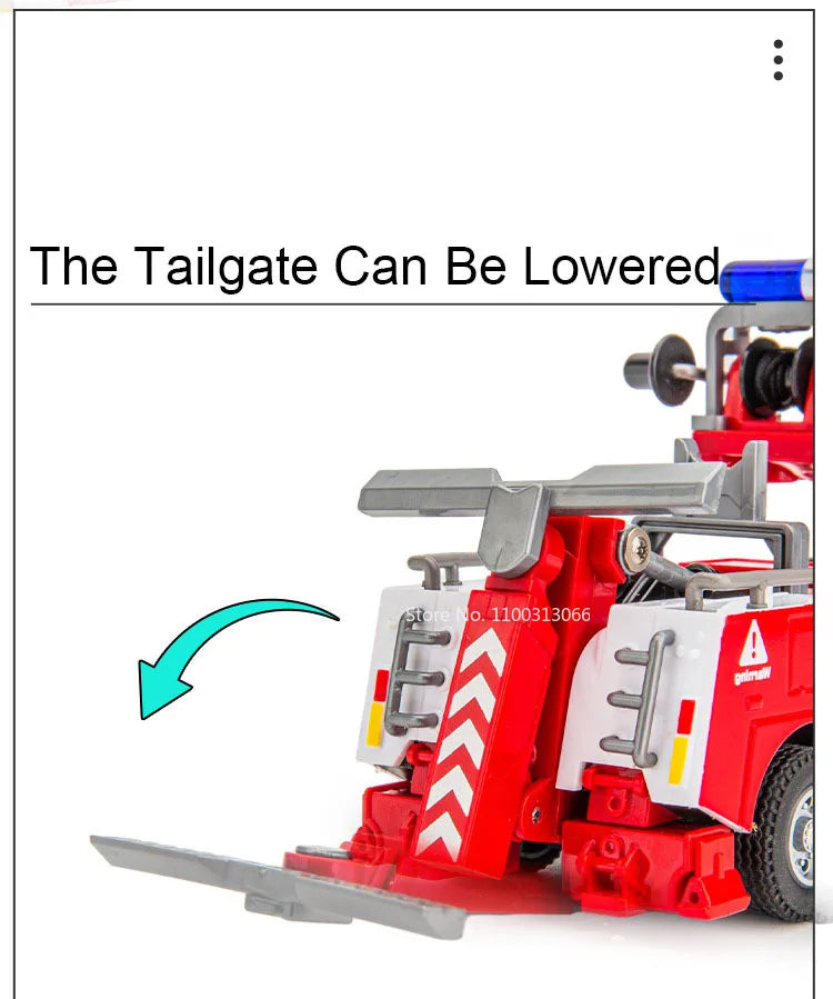 PowerTow 1:32 Alloy Wrecker Truck – Metal Diecast Rescue Vehicle with Lights & Sound