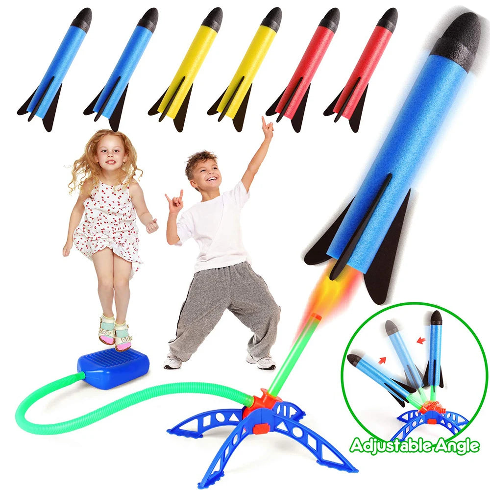 Air Boost Rocket Jumper – Pedal-Activated Soaring Rocket Game