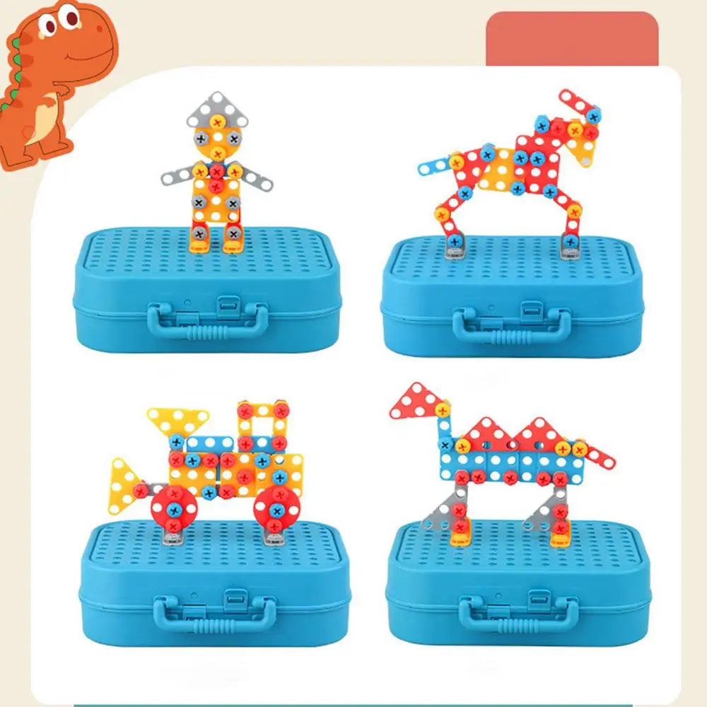 3D Puzzle Drill Tool Kit for Kids (211–351pcs)