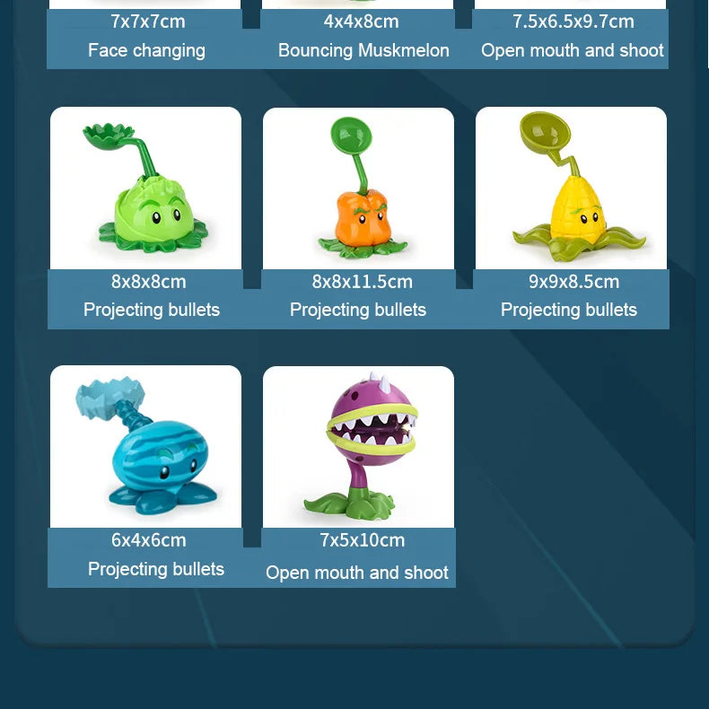 Plants vs Zombies 2 Full Action Figure Gift Set
