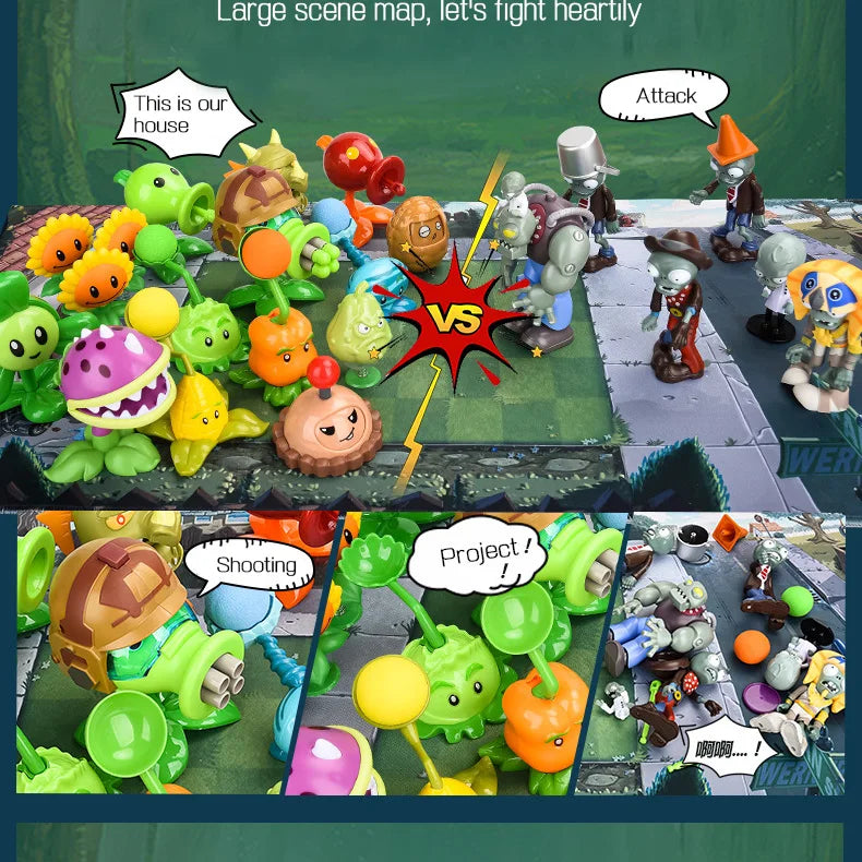 Plants vs Zombies 2 Full Action Figure Gift Set