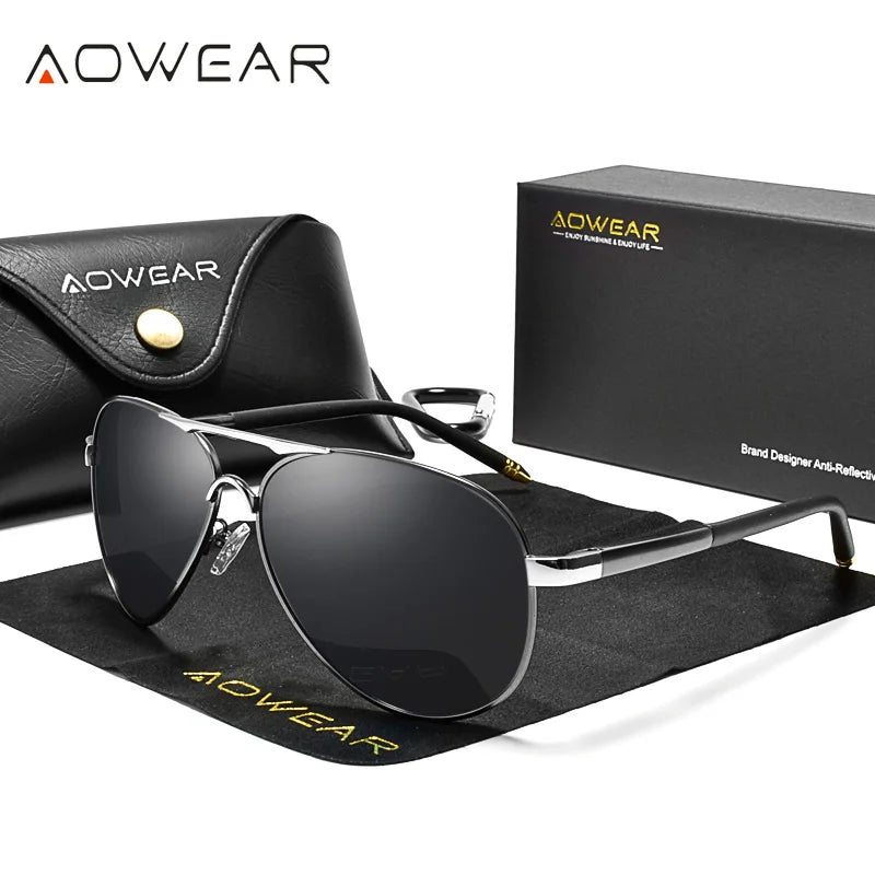 OWEAR SkyPilot – Polarized Aviator Sunglasses