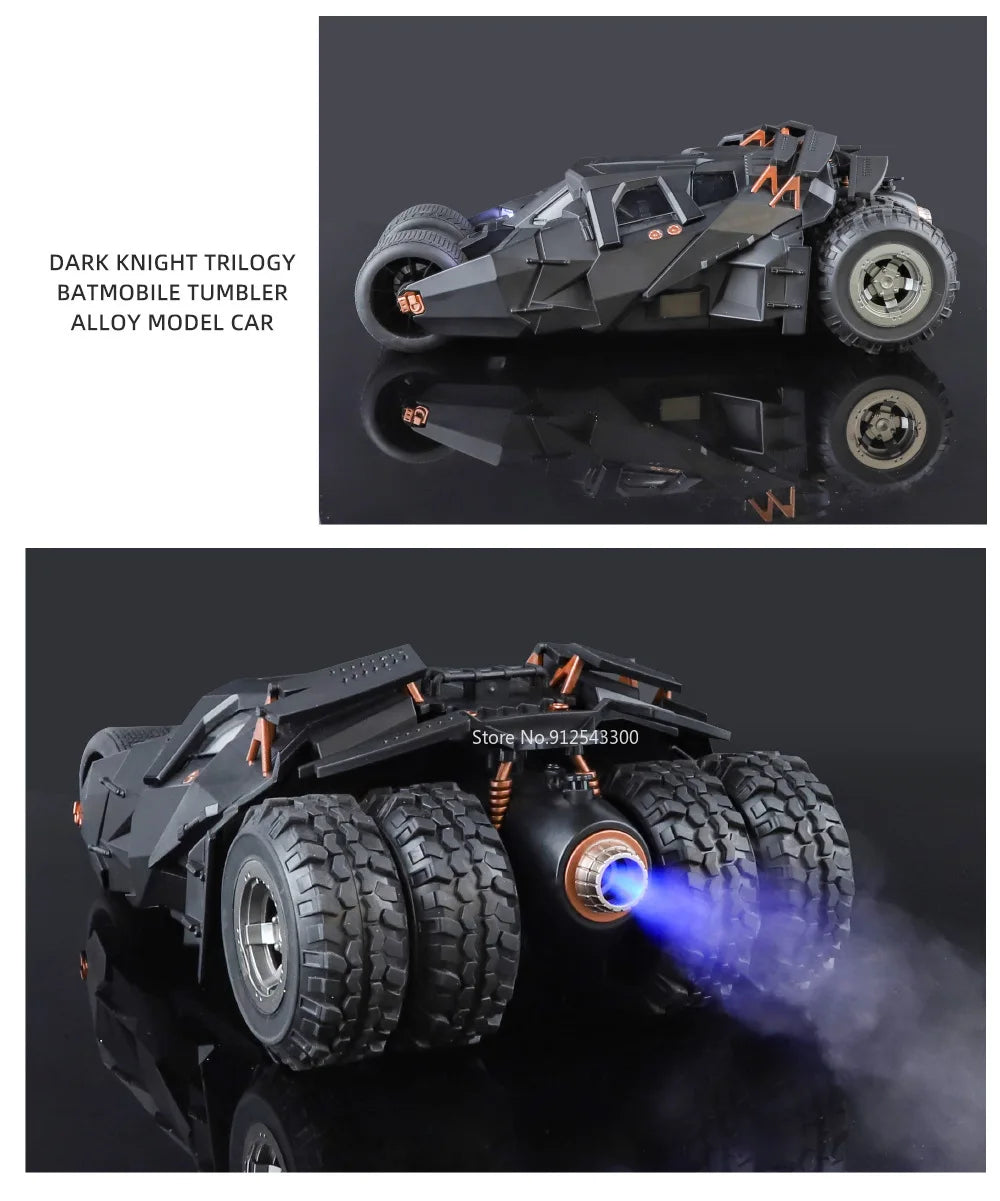 1:18 Dark Knight Batmobile – Premium Diecast Model with Lights & Sound