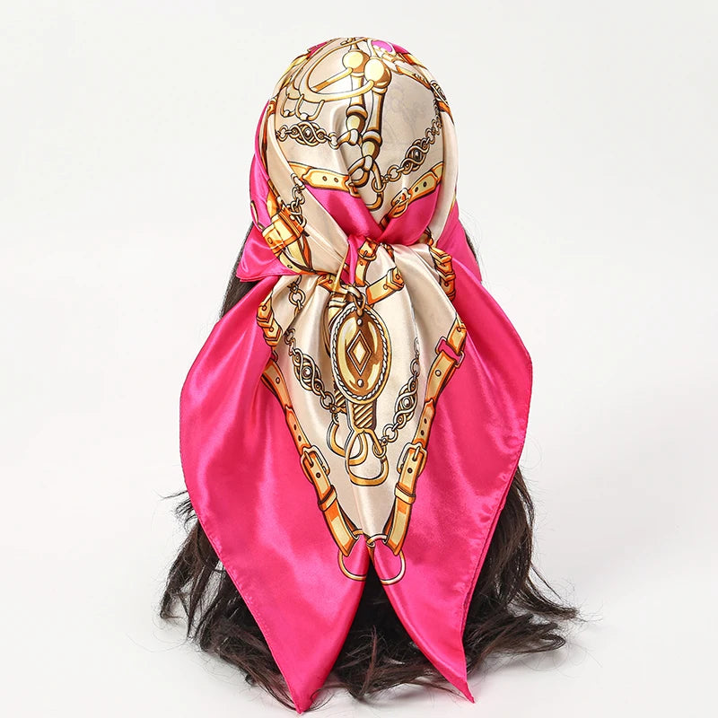 Aura Luxe – The Luxury Print Silk Scarf