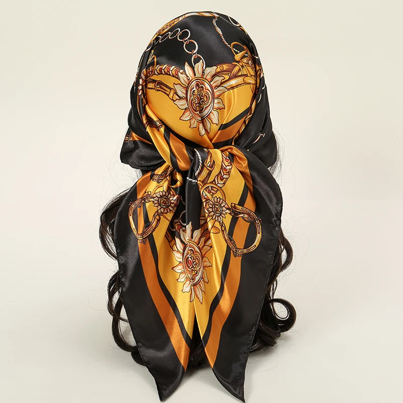 Aura Luxe – The Luxury Print Silk Scarf