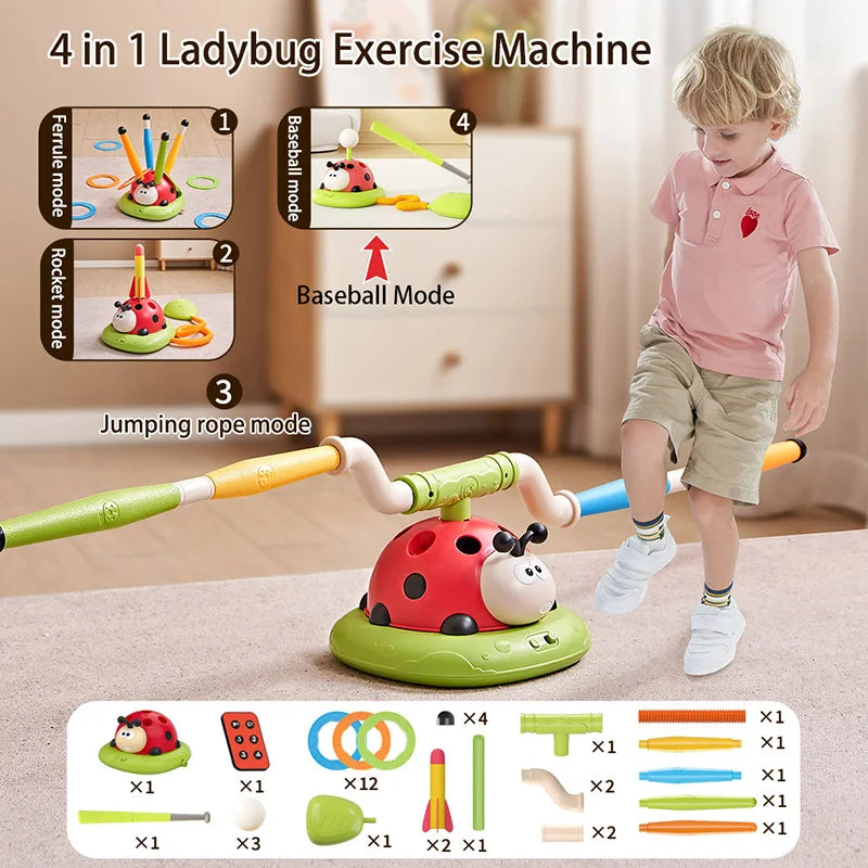 5-in-1 Ladybug Sports Game – Outdoor Activity Set for Kids