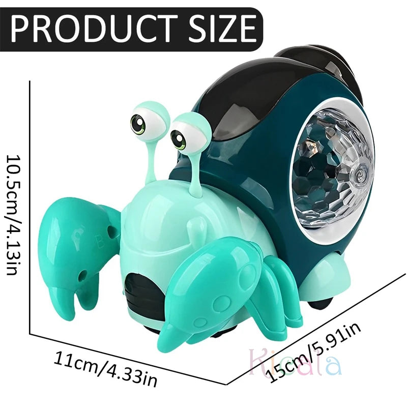 Crawling Crab Baby Toy – Light-Up Music & Dancing Fun