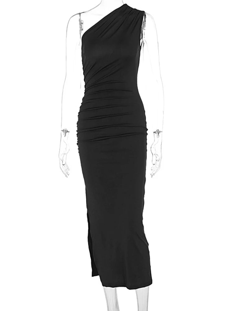 Midnight Split – The Sexy Backless Dress