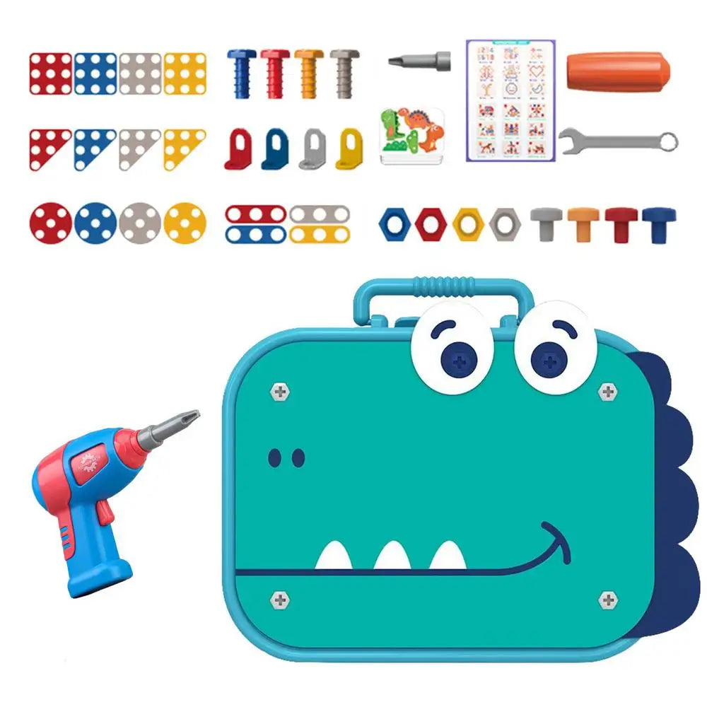 3D Puzzle Drill Tool Kit for Kids (211–351pcs)