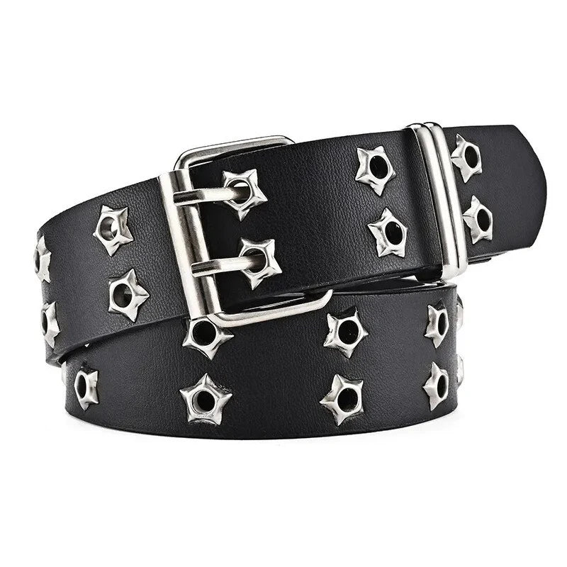 Aura Punk – The Y2K Double-Hole Belt for Men & Women