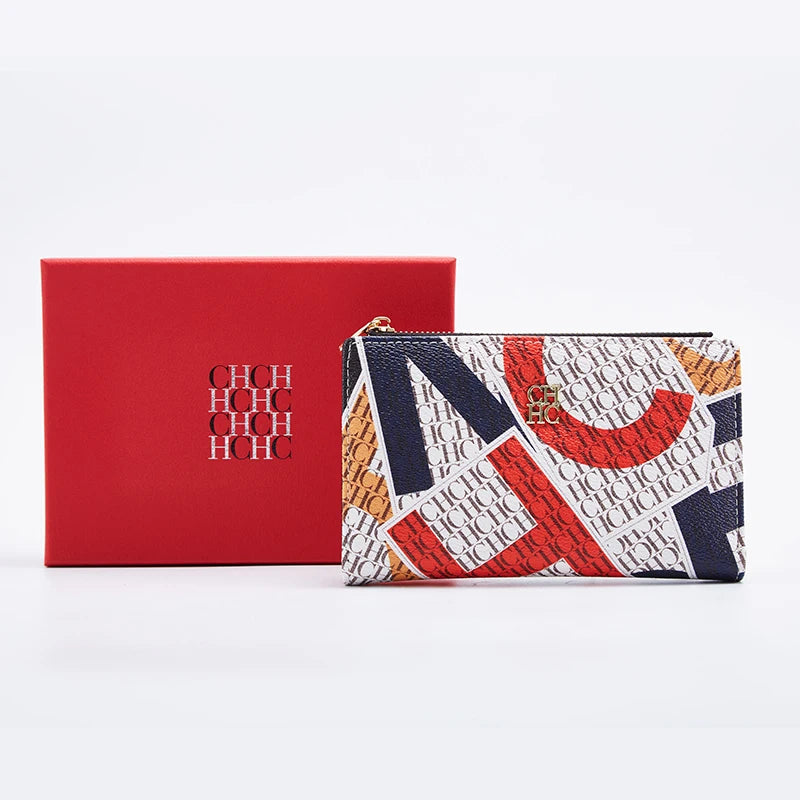 CartoonLuxe Wallet – Women’s Retro Long Purse