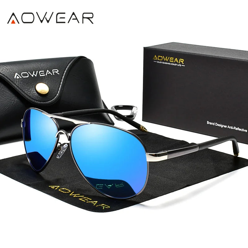OWEAR SkyPilot – Polarized Aviator Sunglasses