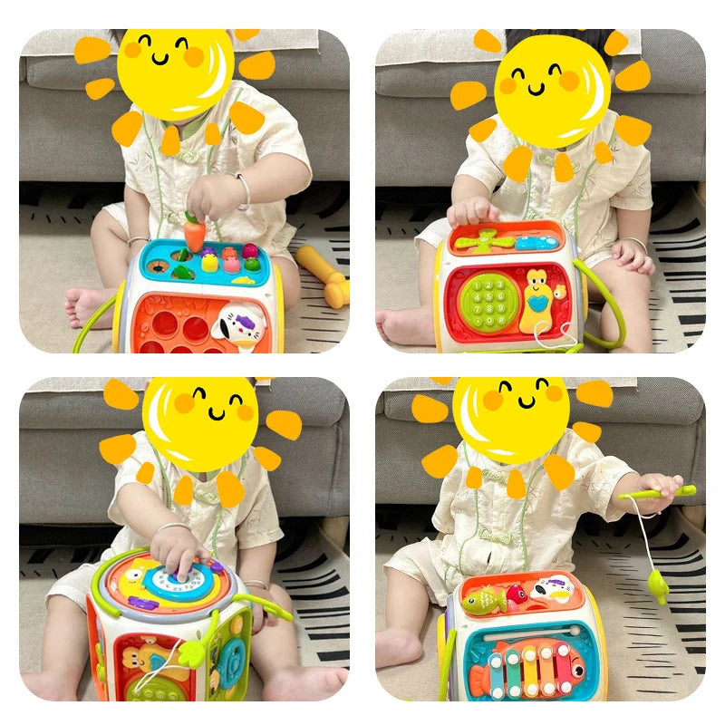 Musical Baby Phone Speaker – Sound & Light Learning Toy for Toddlers