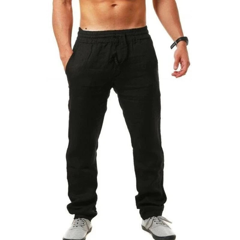 Linen Blend Trousers – The Breathable Casual Pants