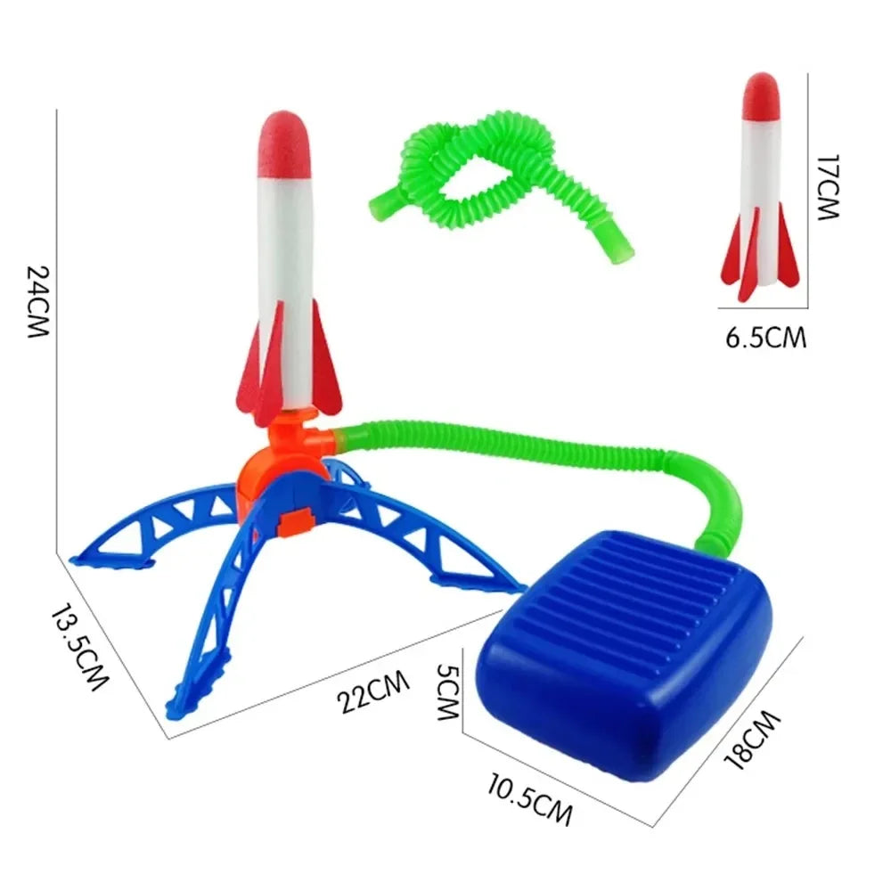 Air Boost Rocket Jumper – Pedal-Activated Soaring Rocket Game