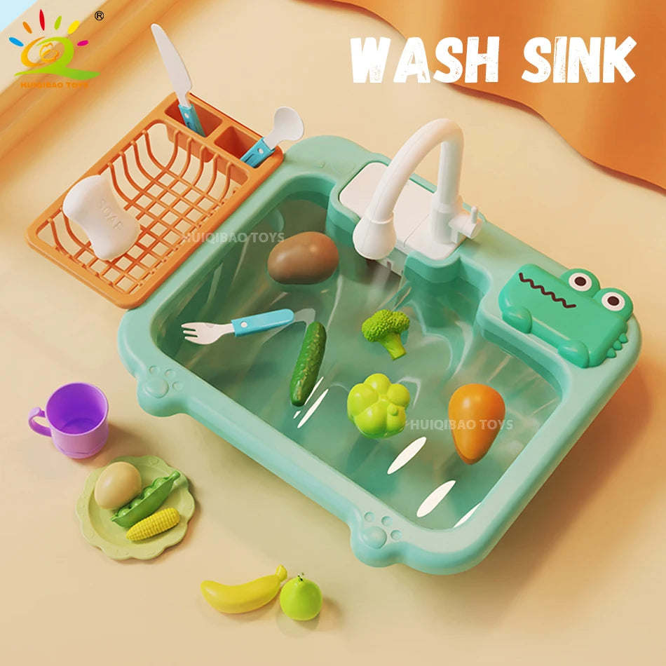 Splash & Spin Electric Dishwasher Playset