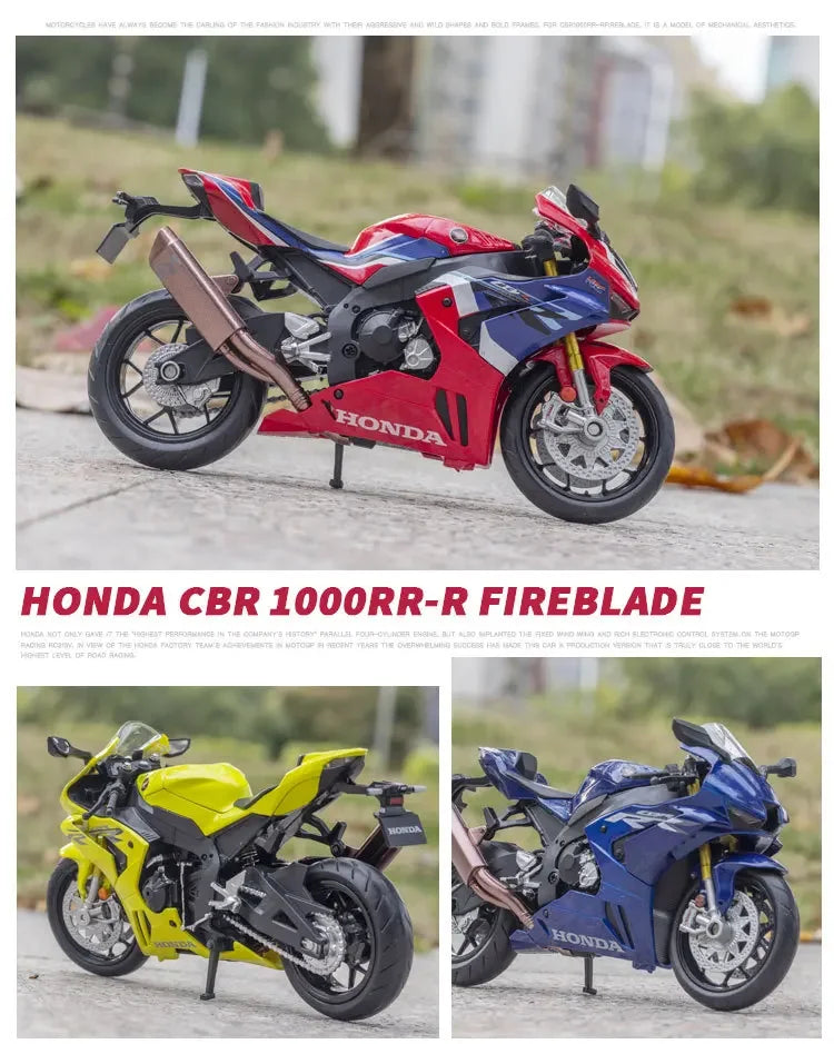 BMW S1000RR 1:12 Diecast Bike – Premium Alloy Motorcycle Model for Collectors & Kids