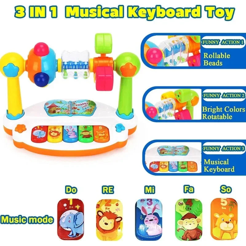 MelodySpin™ Baby Piano Toy