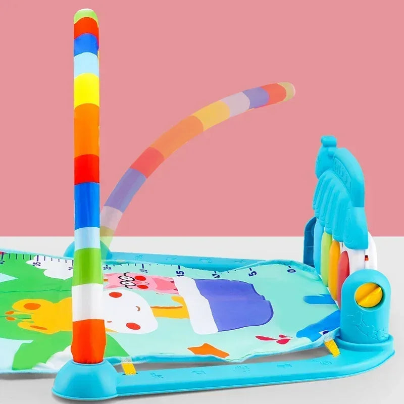MelodyMagic Baby Gym with Musical Piano & Crawling Mat