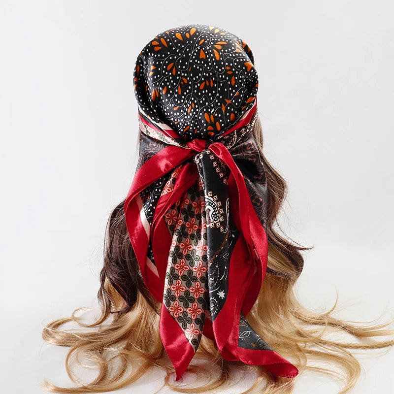 Aura Luxe – The Luxury Print Silk Scarf