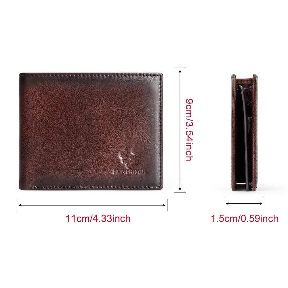 KAVIS Classic RFID Leather Wallet