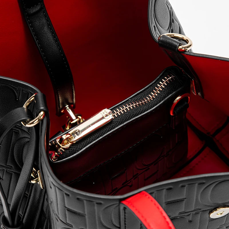 UrbanLuxe Carry – Embossed Steel Tote for Women